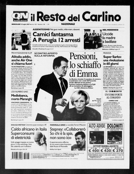 Il Resto del Carlino : giornale dell'Emilia